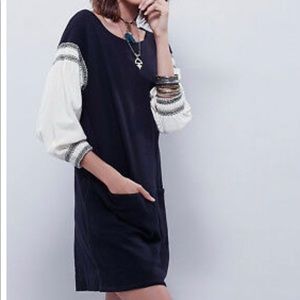 Free people black mini dress